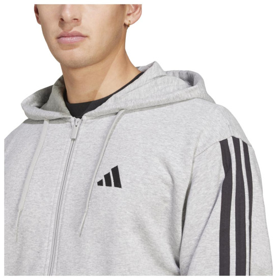 Adidas Ανδρική ζακέτα Essentials 3-Stripes French Terry Full-Zip Hoodie